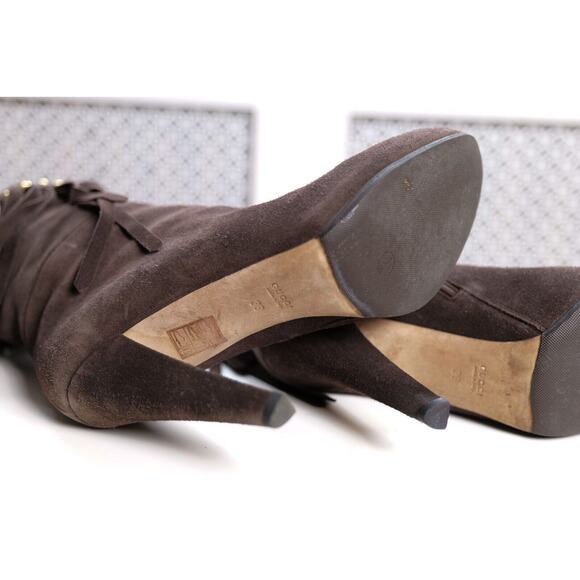 Gucci Brown Hysteria Baboushka Suede Fringe Boots (IT39, US9) F/W2008 pre-owned - Picture 10 of 12